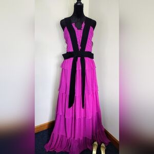 Brand new Purple Long Gown Made in Spain Size 40